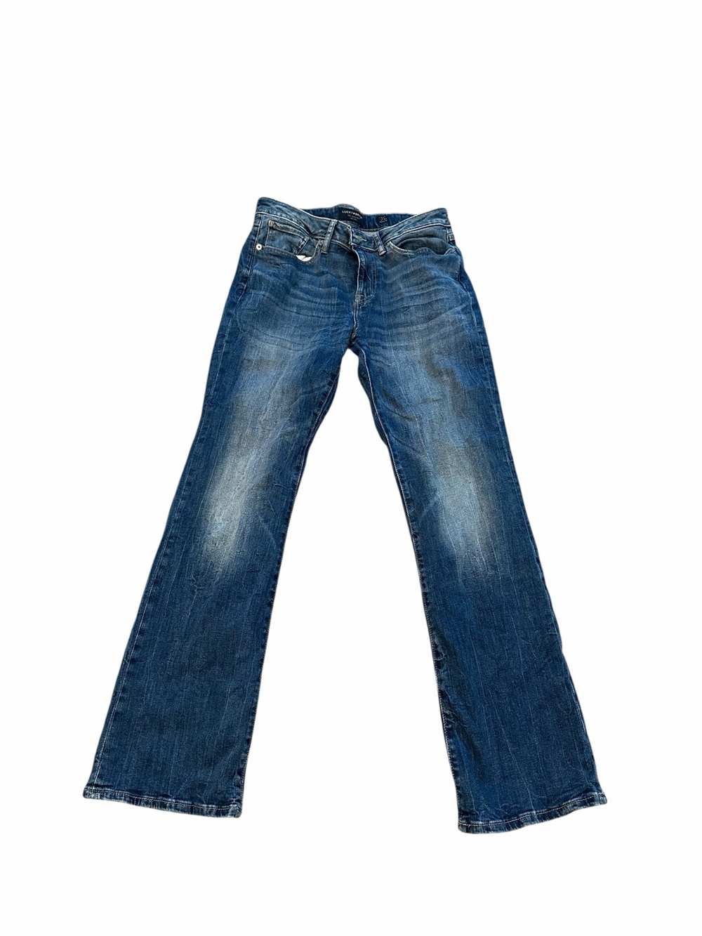 Lucky Brand Women's Flared Jeans in Dark Blue Denim